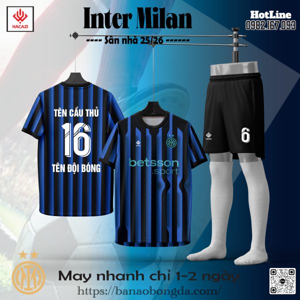 Áo Bóng Đá CLB Inter Milan Đang Được Yêu Thích Nhất Hiện Nay