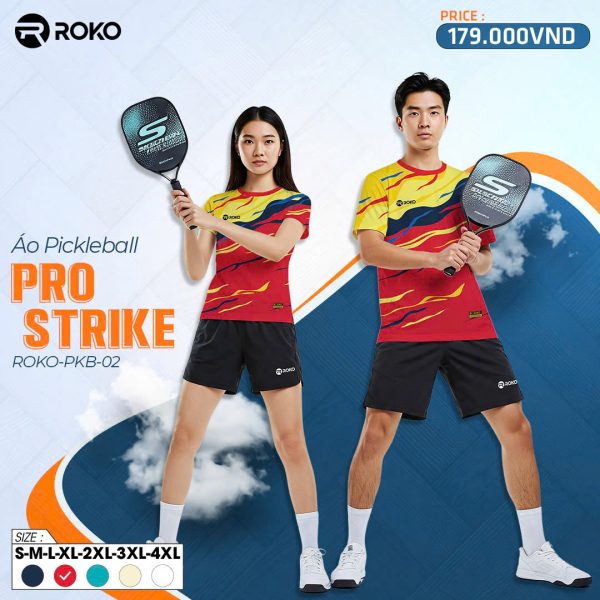 Áo PICKLEBALL ROKO-PKL-02 (5 màu cho Nam và Nữ)