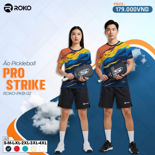 Áo PICKLEBALL ROKO-PKL-02 (5 màu cho Nam và Nữ) - Hình ảnh 5