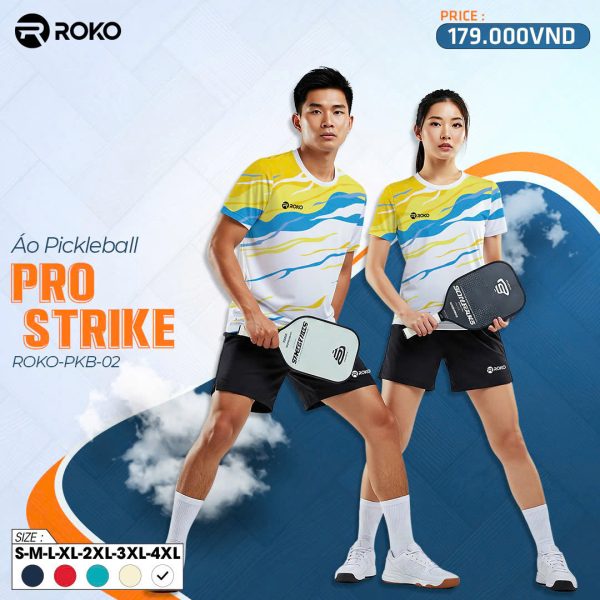Áo PICKLEBALL ROKO-PKL-02 (5 màu cho Nam và Nữ) - Hình ảnh 4