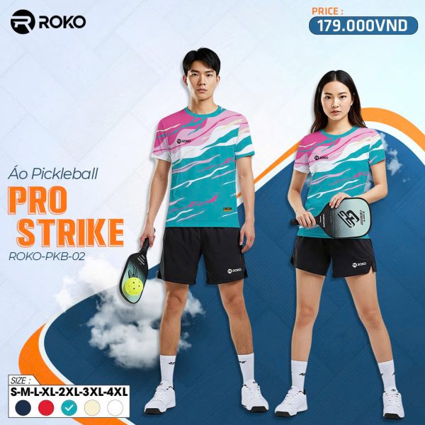 Áo PICKLEBALL ROKO-PKL-02 (5 màu cho Nam và Nữ) - Hình ảnh 3