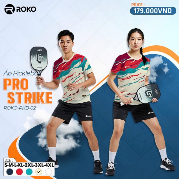 Áo PICKLEBALL ROKO-PKL-02 (5 màu cho Nam và Nữ) - Hình ảnh 2